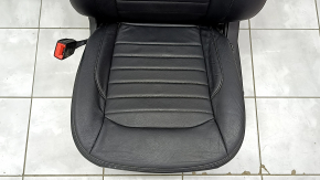 Driver's seat Ford Edge 15- without airbag, electric, heated and upholstered KATZKIN, leather black, SEL, scratch on lining, for cleaning