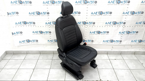 Passenger seat Ford Edge 15- without airbag, electric + mechanics, heating and upholstery KATZKIN, leather black, SEL, scratch on the pad, dent, for cleaning
