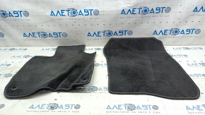 Set of floor mats for Honda CRV 17-22 cloth black, for cleaning