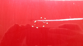 Hood naked Tesla Model S 16-20 rest, aluminum, red PPMR, chips, scratches