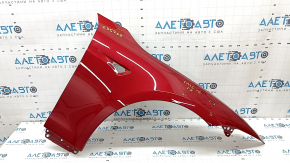 Front right wing Tesla Model S 12-20 red PPMR, dent, chips, scratches