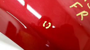 Front right wing Tesla Model S 12-20 red PPMR, dent, chips, scratches
