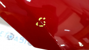 Front right wing Tesla Model S 12-20 red PPMR, dent, chips, scratches