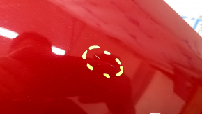 Front right wing Tesla Model S 12-20 red PPMR, dent, chips, scratches