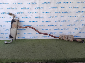 Rear muffler with barrel Ford Edge 15-20 2.0T AWD with catalytic converter