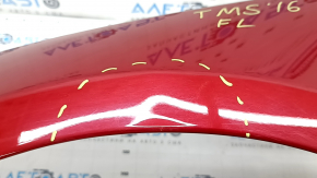 Tesla Model S 12-20 Front Left Wing Red PPMR, Dents