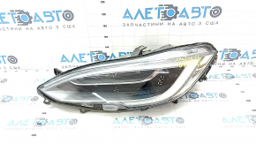 Headlight front left Tesla Model S 16-20 complete, rest, UP-LEVEL, sand