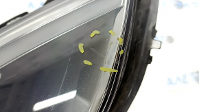 Headlight front right Tesla Model S 16-20 complete rest UP-LEVEL, sand, scratches
