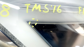 Headlight front right Tesla Model S 16-20 complete rest UP-LEVEL, sand, scratches