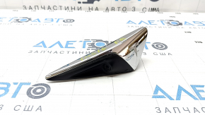 Turn signal in the wing front right Tesla Model S 12-20 chrome, with camera, broken mount