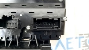 Radio and climate control panel Ford Edge 19- sync 3, auto, dual zone, scratches
