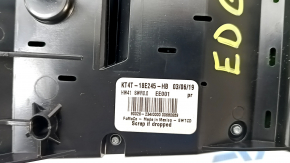 Radio and climate control panel Ford Edge 19- sync 3, auto, dual zone, scratches