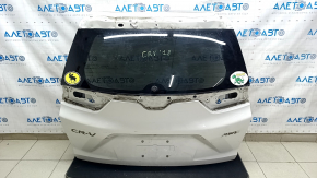 Bare trunk door with glass Honda CRV 17-22 white NH-603P, tinted, dented