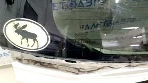 Bare trunk door with glass Honda CRV 17-22 white NH-603P, tinted, dented