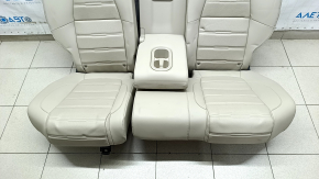 Rear row of seats 2nd row Honda CRV 17-22 perforation, beige leather, dented leather