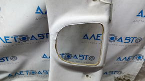 Fiat 500L 14-19 roof lining for sunroof, grey, for dry cleaning, dents, cracks, fabric peeling off