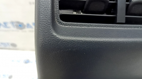 Rear center console trim Ford Edge 15-18 black, with air duct deflector and cigarette lighter, scratches