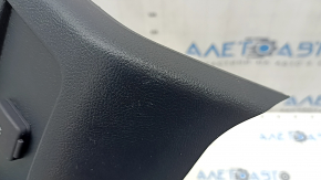 Rear center console trim Ford Edge 15-18 black, with air duct deflector and cigarette lighter, scratches