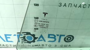 Tesla Model S 12-20 rear left door glass