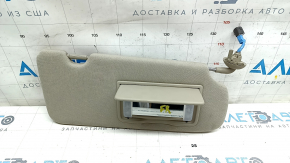 Right visor Honda CRV 17-19 beige, with backlight, without hook