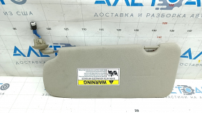 Right visor Honda CRV 17-19 beige, with backlight, without hook