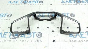 Upper steering wheel cover Honda CRV 17-19 gray, broken fasteners