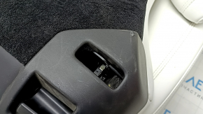 Rear row of seats 2nd row Tesla Model S 16-20 rest, heated, white leather, dented, scratches, broken trim