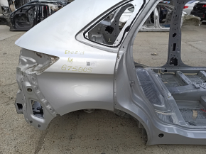 Quarter wing rear right Ford Edge 15- on the body, silver