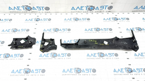 Set of front panel trims for Tesla Model S 12-20 air ducts under carbon, broken fastening