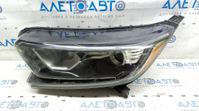 Headlight front left bare Honda CRV 17-22 halogen, sand, for polishing