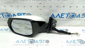 Side mirror left Honda CRV 17-22 9 pins, white, turn signal, BSM, heated