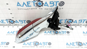 Side mirror right Tesla Model S 12-20 13+2 pins, auto-dimming, heated, red+chrome