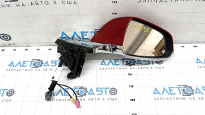 Side mirror right Tesla Model S 12-20 13+2 pins, auto-dimming, heated, red+chrome