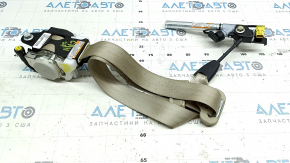 Passenger seat belt with tensioner Honda CRV 17-22 beige, for cleaning