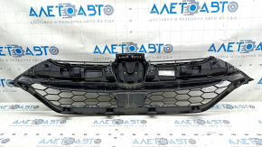 Radiator grill assembly Honda CRV 17-19 with badge, under radar cruise, sand
