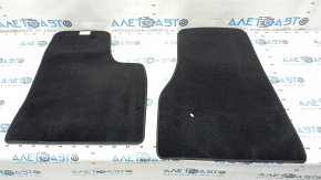 Set of floor mats for Tesla Model S 12-20 black cloth, for cleaning