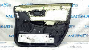 Door trim card front left Honda CRV 17-22 black, insert beige leather, armrest beige leather, molding under the tree, under the memory of seats