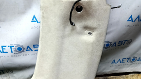 Tesla Model S 12-15 pre-restoration headliner, beige, ready for panoramic view, dry-cleanable, tears in the back, creases, broken fastener