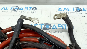 Battery cable through the entire body of the Cadillac ATS 13-