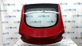 Trunk door bare with glass Tesla Model S 12-20 red PPMR, with brake light, with hinges