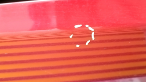 Door bare front left Tesla Model S 12-20 red PPMR, pokes