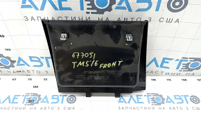 Tesla Model S 12-20 front panel niche under monitor black, scratches