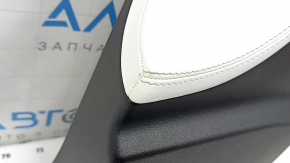 Center pillar trim lower right Tesla Model S 12-20 black, with white insert, scratch, for cleaning