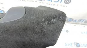 Center pillar trim upper belt right Tesla Model S 16-20 rest, black suede, worn, needs cleaning