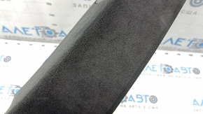 Center pillar trim upper belt right Tesla Model S 16-20 rest, black suede, worn, needs cleaning