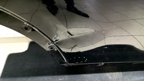 Door bare rear right Toyota Highlander 20- black 218, dents, rust