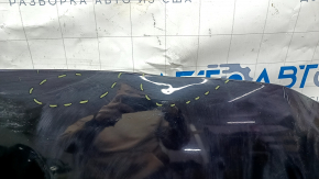 Hood bare Toyota Highlander 20- black 218, aluminum, dents