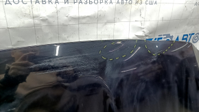 Hood bare Toyota Highlander 20- black 218, aluminum, dents