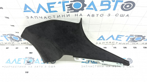 Rear Trunk Pillar Cover Right Tesla Model S 12-20 Black Suede, Scratch