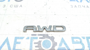 Emblem inscription AWD tailgate Toyota Highlander 20-